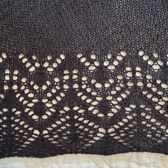 LAUREN CONRAD Women's L Black Cardigan Tunic Sweater - Picture 8 of 9